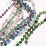 10mm Natural Gems Stone Slab Loose Beads Pendant Necklace