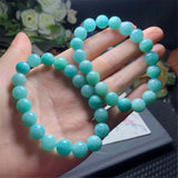 Natural Green Amazonite Bracelet 10mm Beads Reiki Gemstone Strands