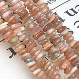 10mm Sunstone Round Chips Loose Spacer Bead for DIY Jewelry Making