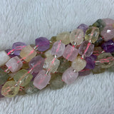 10mm Mix White Rock Smoky Quartz Beads 15'' Cube DIY Jewelry Making