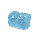 10mm Ocean Aquamarine Pixiu/Piyao Pendant for Love & Wealth