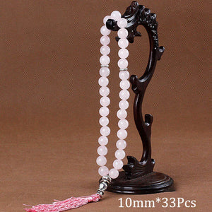 10mm Turquoises Tassel Pendant 33 Prayer Beads Muslim Tasbih Rosary