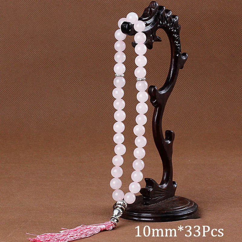 10mm Turquoises Tassel Pendant 33 Prayer Beads Muslim Tasbih Rosary