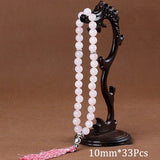 10mm Turquoises Tassel Pendant 33 Prayer Beads Muslim Tasbih Rosary