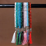 10mm Turquoises Tassel Pendant 33 Prayer Beads Muslim Tasbih Rosary