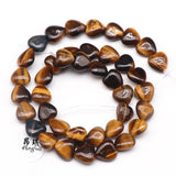 10mm Natural Stone Heart Beads for Jewelry Making