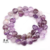 10mm Natural Stone Heart Beads for Jewelry Making