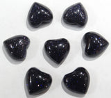 10mm Tiger Eye Stone Cabochons Bead Heart Shape 30pcs