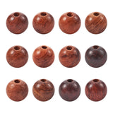 10mm Natural Wood Beads Round Waxed Ball Spacer Beads Bulk Wooden Loose Beads