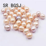 Mixed Pink Purple Freshwater Pearl Gems 10mm DIY Loose Beads