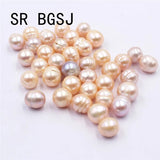 Mixed Pink Purple Freshwater Pearl Gems 10mm DIY Loose Beads