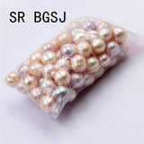 Mixed Pink Purple Freshwater Pearl Gems 10mm DIY Loose Beads