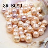Mixed Pink Purple Freshwater Pearl Gems 10mm DIY Loose Beads