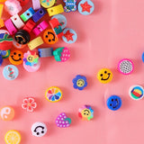 10mm Polymer Clay Beads Set Fruit Smiley Clay Beads for Jewelry Making