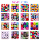 10mm Polymer Clay Beads Set Fruit Smiley Clay Beads for Jewelry Making