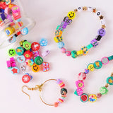 10mm Polymer Clay Beads Set Fruit Smiley Clay Beads for Jewelry Making