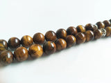 10mm Tiger Eye Stone Islamic Prayer 33 Beads Tasbih Misbaha Muslim Bracelet