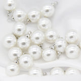 10mm Faux Pearl Metal Shank Buttons Clothing Wedding Shirt Dress Sewing