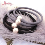 10mm Pearl Silicone Bracelet Waterproof Bangle for Mother
