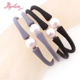 10mm Freshwater Pearl Silicone Bracelet Waterproof Bangle