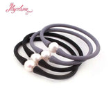 10mm Freshwater Pearl Silicone Bracelet Waterproof Bangle