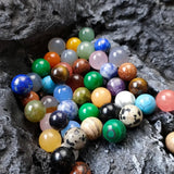 10mm Pink Quartz Stone Beads Ball Charms Healing Crystal DIY Decoration