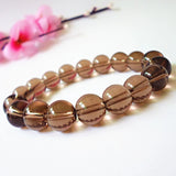 10mm Amethyst Crystal Beaded Bracelet for Women