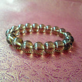 10mm Amethyst Crystal Beaded Bracelet for Women