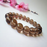 10mm Amethyst Crystal Beaded Bracelet for Women