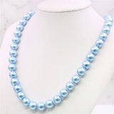 10mm Sky Pearl Shell Necklace for Women - Hand Jewelry Making Accessory