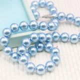 10mm Sky Pearl Shell Necklace for Women - Hand Jewelry Making Accessory