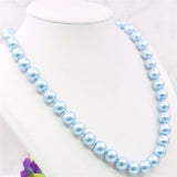 10mm Sky Pearl Shell Necklace for Women - Hand Jewelry Making Accessory