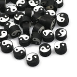 10mm Tai Chi Clay Beads Yin Yang Loose DIY Jewelry Making