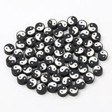 10mm Tai Chi Clay Beads Yin Yang Loose DIY Jewelry Making