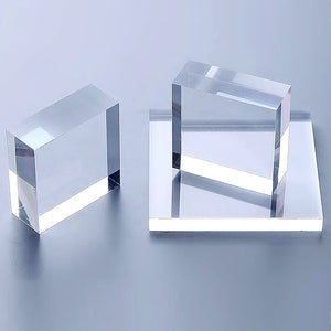 10mm Thick Clear Acrylic Perspex Sheet Size Shape DIY Sign Dust Plate