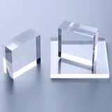 10mm Thick Clear Acrylic Perspex Sheet Size Shape DIY Sign Dust Plate