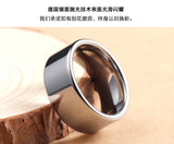 10mm Tungsten Carbide Ring Men Engagement Wedding Band Flat Polished