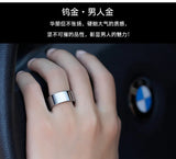 10mm Tungsten Carbide Ring Men Engagement Wedding Band Flat Polished