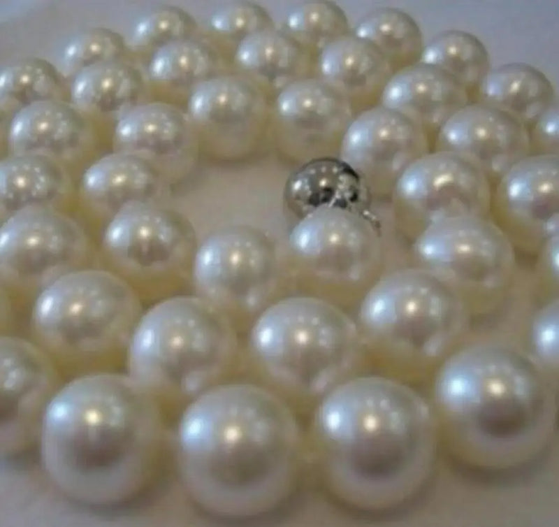 10mm Sea South Shell Pearl Necklace 18 Inch