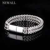 10mm Stainless Steel Men's Bracelet Chain Vintage Hiphop Punk Gift
