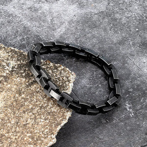 10mm Wide Men Stainless Steel Vintage Bicycle Chain Bracelet