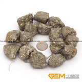 10mm Gray Pyrite Beads Natural Stone 15-inch Strand DIY Jewelry Making