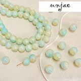 10mm Jade Crushed Gradient Glass Round Beads DIY Hand-Beaded Material