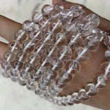10mm Chorite-Crystals/Rock Quartz Beads Natural Gemstone DIY Loose Beads