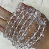 10mm Chorite-Crystals/Rock Quartz Beads Natural Gemstone DIY Loose Beads
