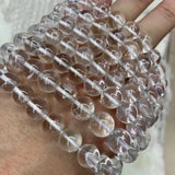 10mm Chorite-Crystals/Rock Quartz Beads Natural Gemstone DIY Loose Beads