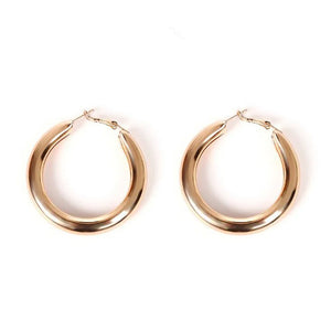 10pairs Women Silver Hoops Earrings Zinc Alloy Circle Earrings