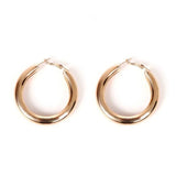 10pairs Women Silver Hoops Earrings Zinc Alloy Circle Earrings