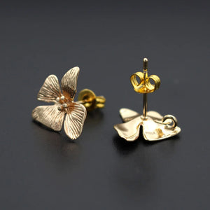 10 Pairs Plated Earrings Post for DIY Bridal Earrings