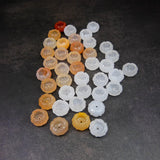 10pc 13mm Gem Stone Flower Bead Components Natural Stone Beads